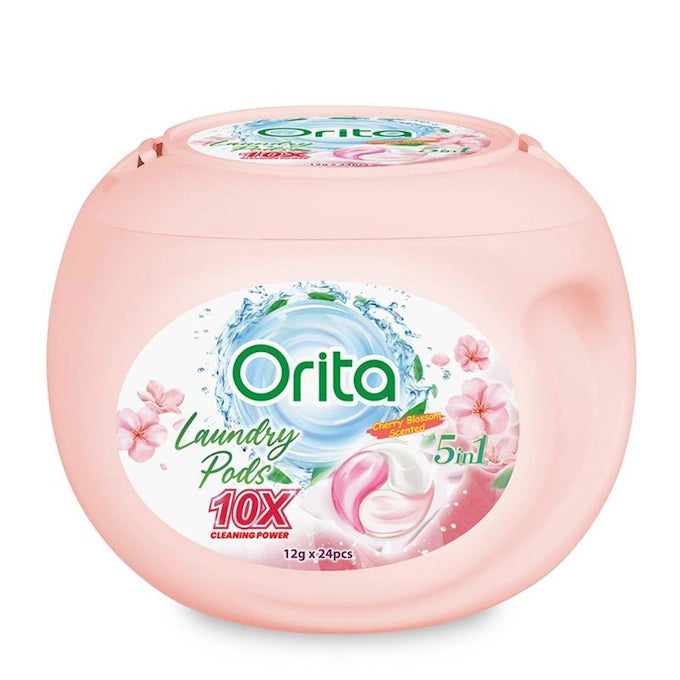 ORITA CHERRY BLOSSOMS LAUNDRY POD 12G X 24S