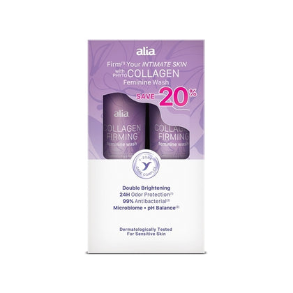 ALIA COLLAGEN FIRMING FEMININE WASH 200ML X 2S