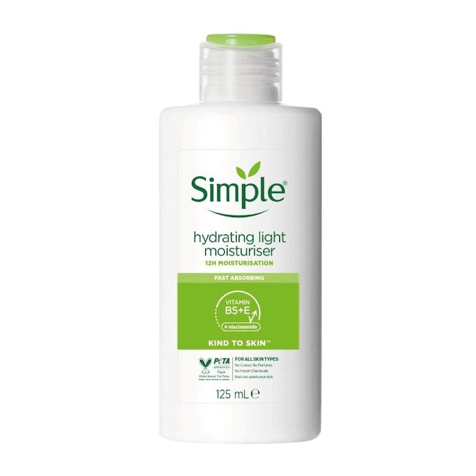SIMPLE KIND TO SKIN HYDRATING LIGHT MOISTURISER 125ML