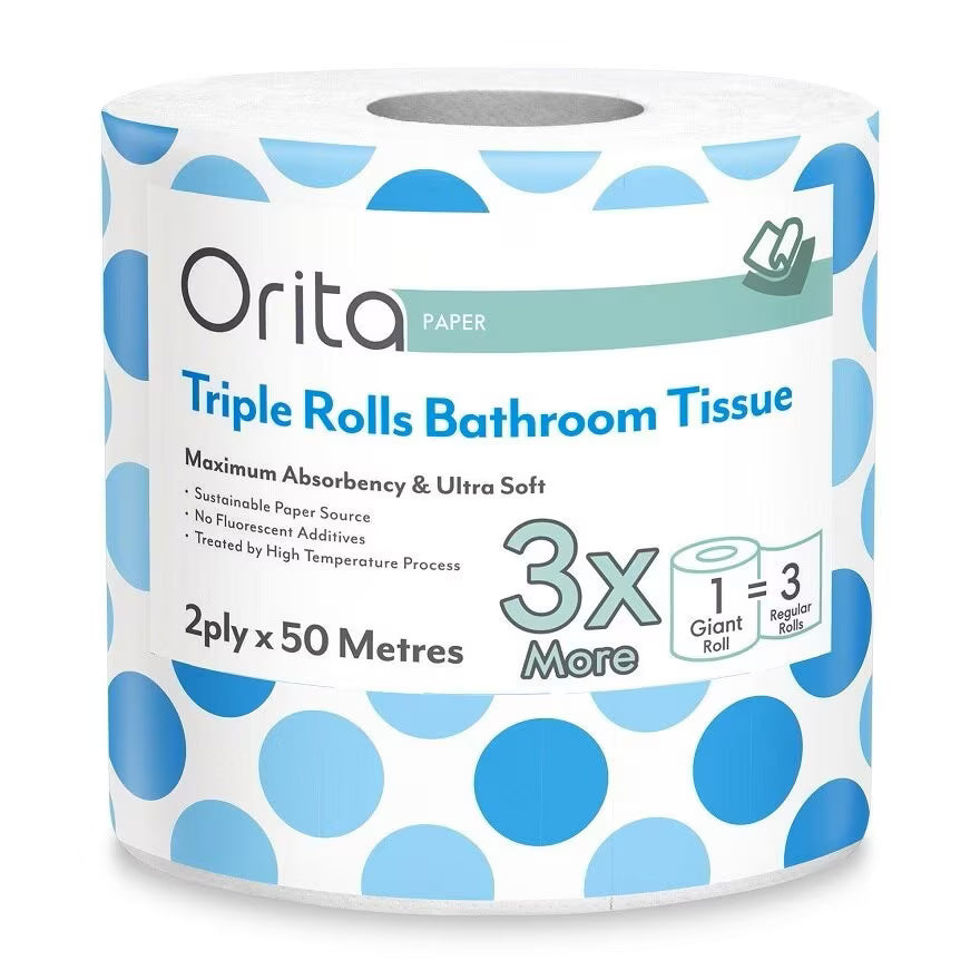 ORITA TOILET ROLL 2PLY X 50M