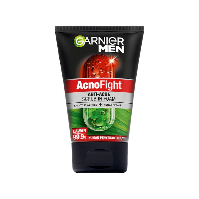 GARNIER MEN ACNOFIGHT ANTI-ACNE FOAM TWIN PACK 2X100ML