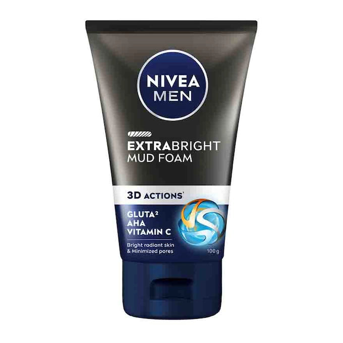 NIVEA FOR MEN EXTRA BRIGHT MUD FOAM 100G