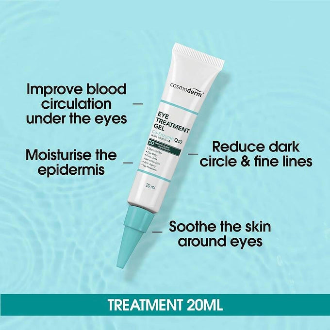 COSMODERM EYE TREATMENT GEL WITH CO-ENZYME Q10 20ML