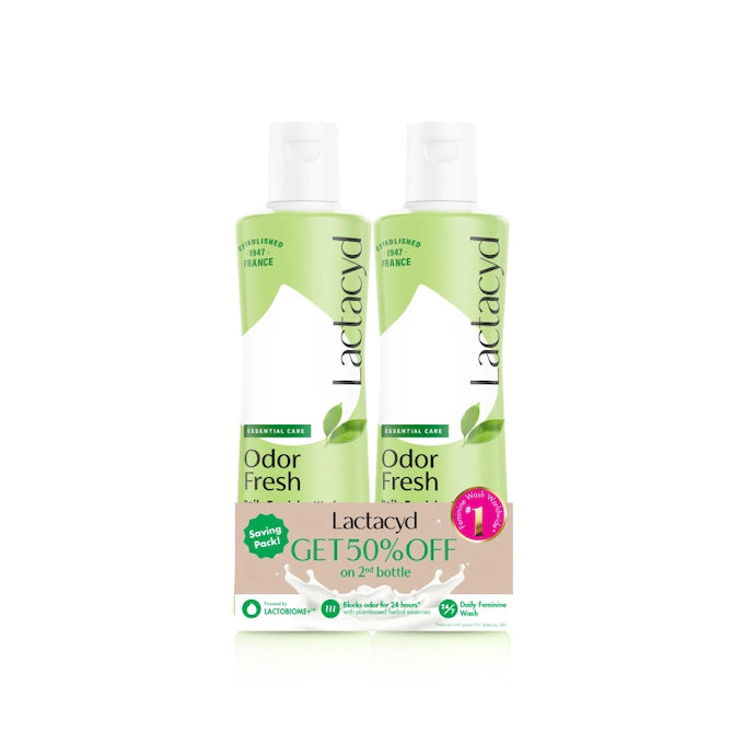 LACTACYD FEMININE WASH ALL DAY FRESH 2 X 250ML