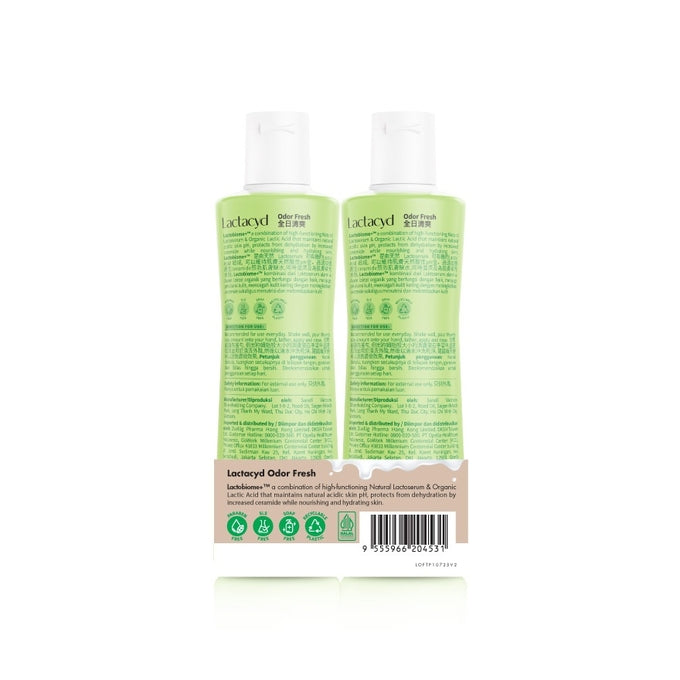 LACTACYD FEMININE WASH ALL DAY FRESH 2 X 250ML