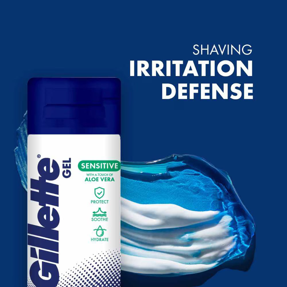 GILLETTE ALOE SENSITIVE GEL 70G