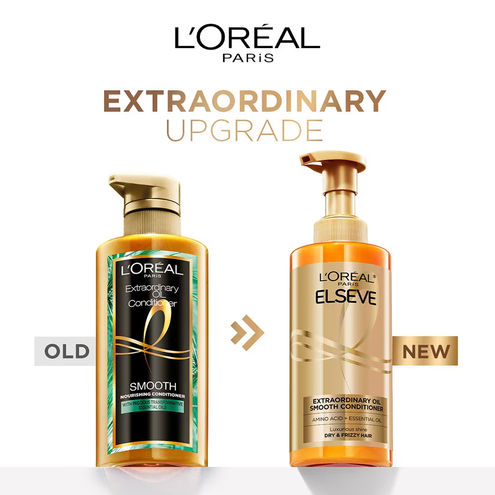 L'OREAL ELSEVE EXTRAORDINARY OIL SMOOTH CONDITIONER DRY & FRIZZY HAIR 440ML