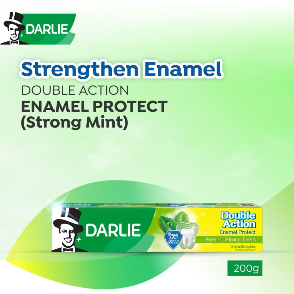 DARLIE DOUBLE ACTION ORIGINAL STRONG MINT 225G X 2