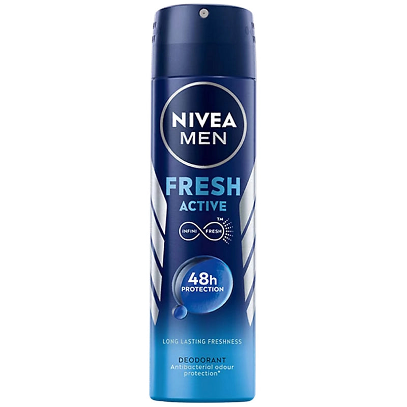 NIVEA DEODORANT MALE FRESH ACTIVE (M) SPRAY 150ML